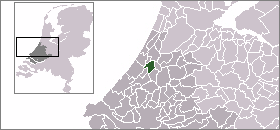 Location of Leiden